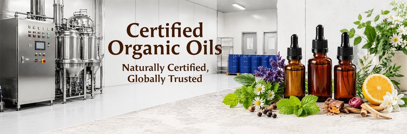 Certified Organic Oils Banner